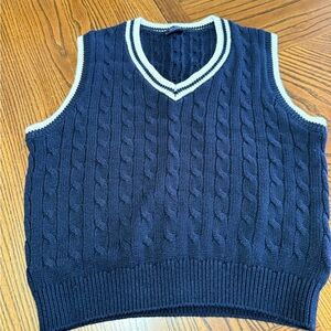 Brandy Melville/ John Galt Cable Knit Sweater Vest. Good Preloved. Size Small.